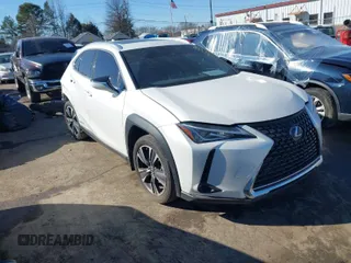 2021 Lexus UX with VIN JTHP9JBH9M2051101, listed as a IAAI auction lot 41422925 with 75,262 mi miles. Bid and sale history available at carsss.com. Image 1.