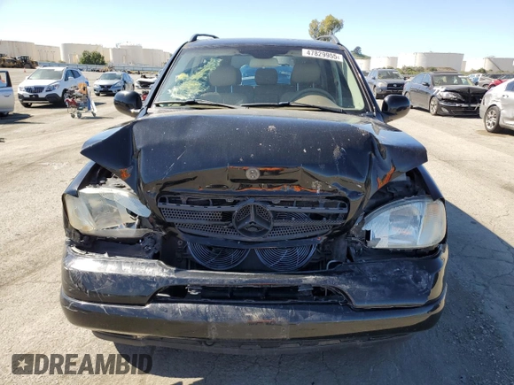 2001 Mercedes-Benz M 320/430/500 with VIN 4JGAB54E41A280868, listed as a Copart auction lot 47829955 with 111,475 mi miles and Salvage title. Bid and sale history available at DreamBid. Image 5.