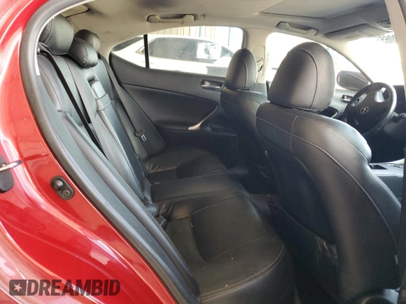 2010 Lexus IS 250 with VIN JTHBF5C26A5120048, listed as a Copart auction lot 51120655 with Not Provided miles and Salvage Title. Bid and sale history available at carsss.com. Image 10.