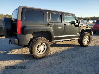 2007 Hummer H3 SUV with VIN 5GTDN13E778241171, listed as a Copart auction lot 82573684 with 148,242 mi miles and Salvage Title. Bid and sale history available at DreamBid. Image 3.