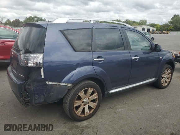 2009 Mitsubishi Outlander SE with VIN JA4MT31W89Z001770, listed as a Copart auction lot 70411544 with 161,549 mi miles and Salvage title. Bid and sale history available at DreamBid. Image 3.