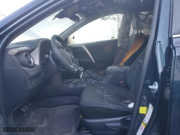 2017 Toyota RAV4 LE with VIN JTMZFREV3HD097181, listed as a Copart auction lot 52715375 with 0 mi miles and Salvage Title. Bid and sale history available at carsss.com. Image 7.