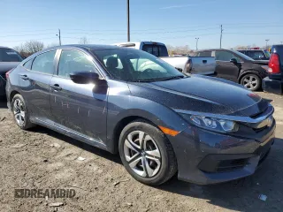 2017 Honda Civic LX z VIN 19XFC2F52HE054287, wystawiony jako Copart lot #46635745 z przebiegiem 67 424 mil mil oraz Nie do naprawy • Non repairable. Historia ofert i sprzedaży dostępna na DreamBid. Obrazek 4.