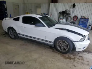 2010 Ford Mustang V6 with VIN 1ZVBP8ANXA5130978, listed as a Copart auction lot 55285385 with 127,633 mi miles and Salvage Title. Bid and sale history available at DreamBid. Image 4.