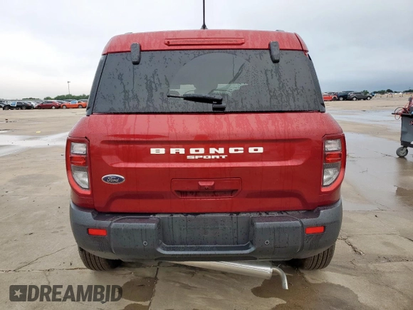2025 Ford Bronco Sport Big Bend with VIN 3FMCR9BN8SRE50686, listed as a Copart auction lot 59564705 with 689 mi miles and Salvage title. Bid and sale history available at DreamBid. Image 6.