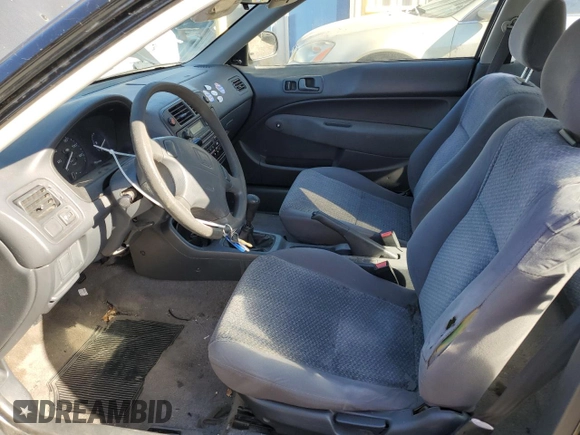 1997 Honda Civic DX with VIN 2HGEJ6344VH119405, listed as a Copart auction lot 71070544 with 26,621 mi miles and Salvage Title. Bid and sale history available at DreamBid. Image 7.