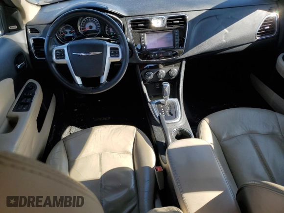 2013 Chrysler 200 Limited with VIN 1C3CCBCG3DN520540, listed as a Copart auction lot 49871155 with 129,138 mi miles and Salvage Title. Bid and sale history available at DreamBid. Image 8.