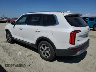 2020 Kia Telluride EX with VIN 5XYP3DHC6LG085291, listed as a Copart auction lot 60754565 with 7,695 mi miles and Salvage title. Bid and sale history available at DreamBid. Image 2.