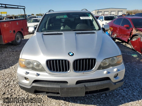 2004 BMW X5 3.0i with VIN 5UXFA13544LU20769, listed as a Copart auction lot 78435554 with 220,775 mi miles and Salvage Title. Bid and sale history available at carsss.com. Image 5.