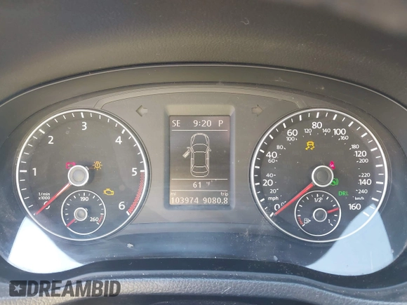 2013 Volkswagen Passat SE с VIN 1VWBN7A31DC127398, выставлен на аукционе IAAI как лот 42035829 с пробегом 103 974 миль миль и . История ставок и продаж доступна на DreamBid. Изображение 7.