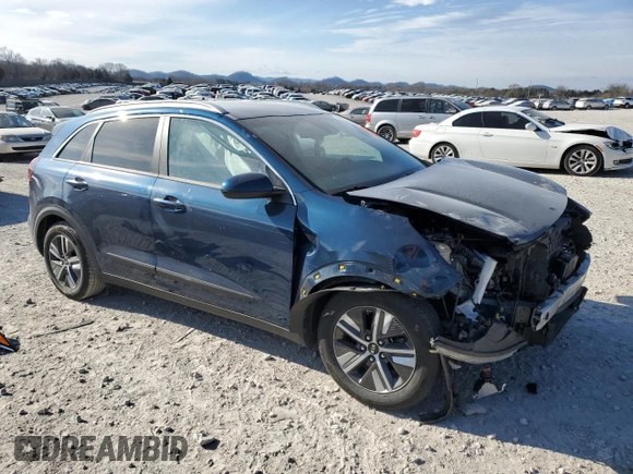 2020 Kia Niro LXS with VIN KNDCB3LC5L5448370, listed as a Copart auction lot 47688975 with 78,176 mi miles and Salvage Title. Bid and sale history available at carsss.com. Image 4.