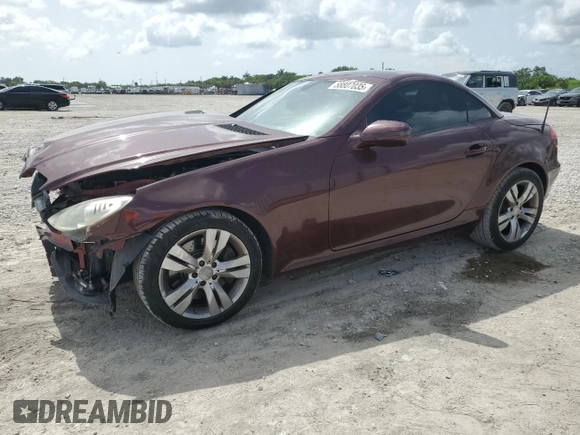 2009 Mercedes-Benz SLK 350 z VIN WDBWK58F49F209793, wystawiony jako Copart lot #58807035 z przebiegiem 58 005 mil mil oraz Szkoda całkowita • Salvage title. Historia ofert i sprzedaży dostępna na DreamBid. Obrazek 1.