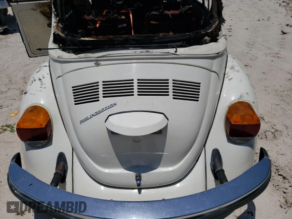 1979 Volkswagen Beetle with VIN 1592037911, listed as a Copart auction lot 57837324 with Not provided miles and Non repairable. Bid and sale history available at DreamBid. Image 12.