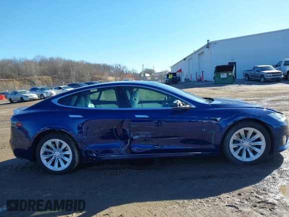2017 Tesla Model S 100D with VIN 5YJSA1E20HF229362, listed as a IAAI auction lot 41698083 with 75,737 mi miles. Bid and sale history available at carsss.com. Image 13.