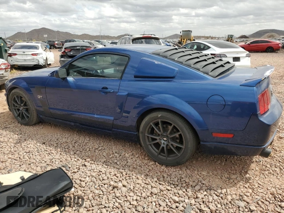 2007 Ford Mustang GT Deluxe with VIN 1ZVFT82H175214802, listed as a Copart auction lot 50828905 with 116,243 mi miles and Salvage Title. Bid and sale history available at carsss.com. Image 2.