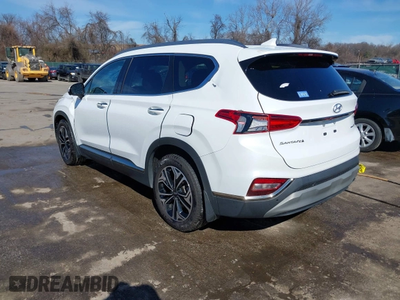 2020 Hyundai Santa Fe Limited with VIN 5NMS5CAA0LH150391, listed as a IAAI auction lot 41651076 with 66,713 mi miles. Bid and sale history available at carsss.com. Image 3.