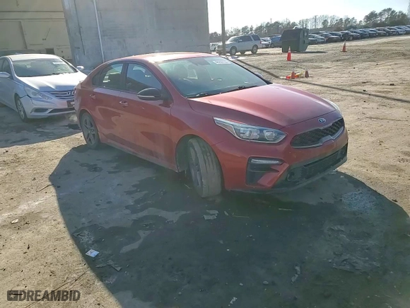 2020 Kia Forte GT-Line with VIN 3KPF34AD0LE187150, listed as a Copart auction lot 46288755 with 84,194 mi miles and Salvage Title. Bid and sale history available at carsss.com. Image 10.