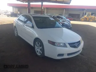 2005 Acura TSX with VIN JH4CL96895C023769, listed as a IAAI auction lot 41681414 with 216,035 mi miles. Bid and sale history available at carsss.com. Image 1.