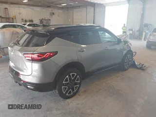 2024 Chevrolet Blazer RS with VIN 3GNKBKRS5RS132834, listed as a IAAI auction lot 42550700 with 26,394 mi miles and . Bid and sale history available at DreamBid. Image 4.