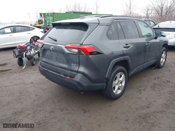 2020 Toyota RAV4 XLE with VIN 2T3P1RFV4LW131273, listed as a IAAI auction lot 41434932 with 55,311 mi miles. Bid and sale history available at carsss.com. Image 4.