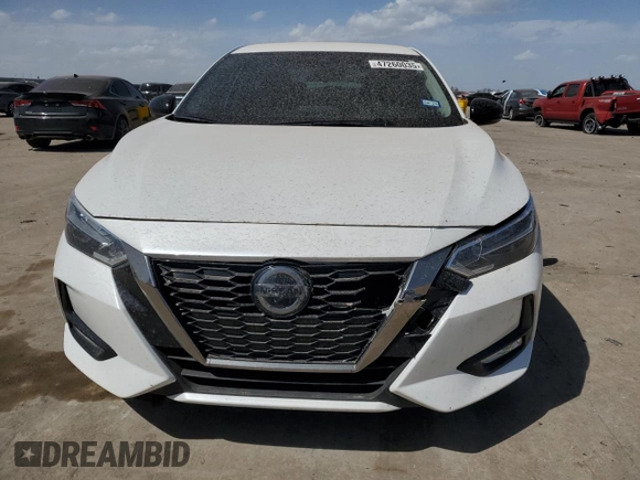 2023 Nissan Sentra SR with VIN 3N1AB8DV4PY311100, listed as a Copart auction lot 47260035 with 37,695 mi miles and Salvage Title. Bid and sale history available at DreamBid. Image 5.