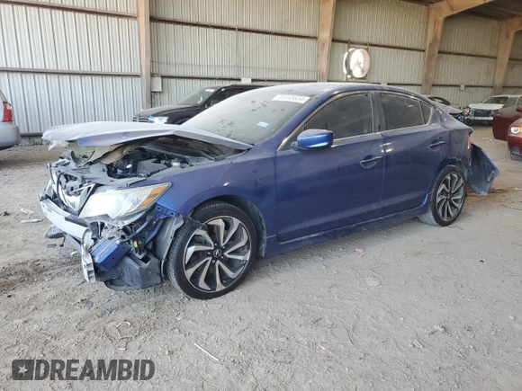 2017 Acura ILX w/Premium/A-SPEC Pkg with VIN 19UDE2F8XHA016063, listed as a Copart auction lot 80445634 with 61,782 mi miles and Salvage Title. Bid and sale history available at carsss.com. Image 1.