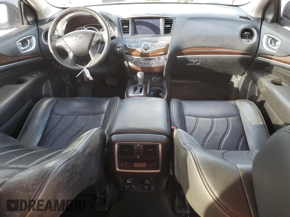 2013 Infiniti JX35 with VIN 5N1AL0MMXDC318989, listed as a Copart auction lot 77993874 with 51,097 mi miles and Non Repairable. Bid and sale history available at carsss.com. Image 8.