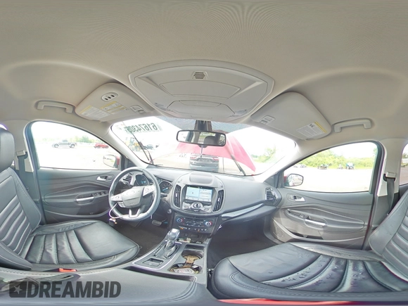 2019 Ford Escape Titanium with VIN 1FMCU0J98KUC00873, listed as a Copart auction lot 61674305 with 53,554 mi miles and Salvage title. Bid and sale history available at DreamBid. Image 15.