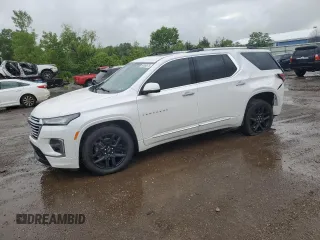 2022 Chevrolet Traverse Premier with VIN 1GNERKKW6NJ139552, listed as a Copart auction lot 61060075 with 41,818 mi miles and Salvage title. Bid and sale history available at DreamBid. Image 1.