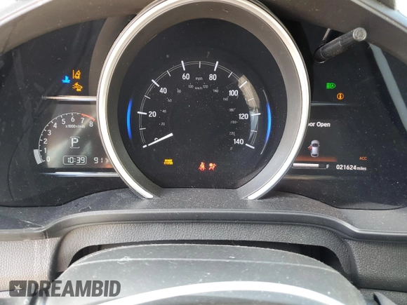 2019 Honda Fit EX-L z VIN 3HGGK5H07KM721878, wystawiony jako Copart lot #80181164 z przebiegiem 21 624 mil mil oraz Nie do naprawy • Non repairable. Historia ofert i sprzedaży dostępna na DreamBid. Obrazek 9.