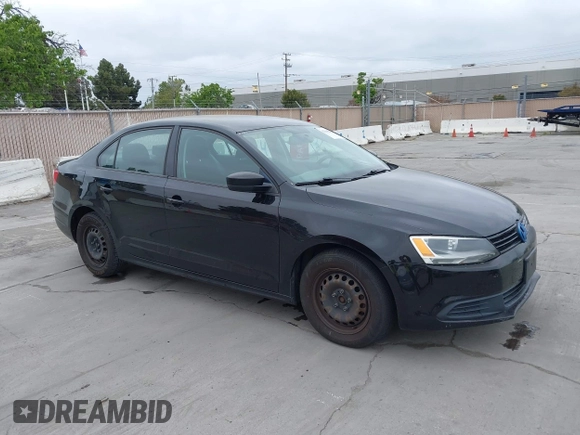 2013 Volkswagen Jetta Sedan S with VIN 3VW2K7AJ8DM237564, listed as a IAAI auction lot 42104259 with 145,375 mi miles. Bid and sale history available at carsss.com. Image 1.