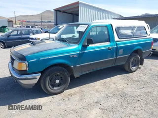 1994 Ford Ranger Splash with VIN 1FTCR10A5RPA45781, listed as a IAAI auction lot 42087365 with 8,369 mi miles. Bid and sale history available at carsss.com. Image 2.