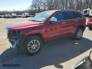 2015 Jeep Grand Cherokee Limited with VIN 1C4RJFBG2FC894480, listed as a Copart auction lot 49581645 with 160,381 mi miles and Salvage Title. Bid and sale history available at carsss.com. Image 1.