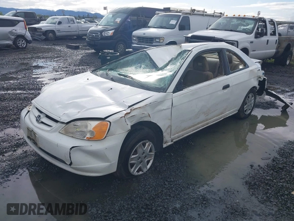 2003 Honda Civic DX with VIN 1HGEM22203L039793, listed as a IAAI auction lot 41916813 with 160,631 mi miles and . Bid and sale history available at DreamBid. Image 17.