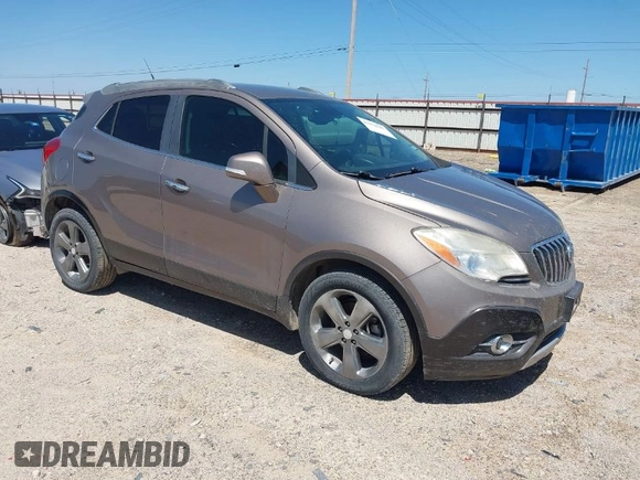2014 Buick Encore Convenience with VIN KL4CJBSB5EB786291, listed as a IAAI auction lot 41972547 with 108,534 mi miles and . Bid and sale history available at DreamBid. Image 1.