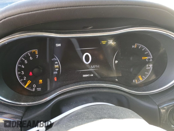 2020 Jeep Grand Cherokee High Altitude with VIN 1C4RJFCG8LC414937, listed as a Copart auction lot 75509304 with 56,841 mi miles and Salvage title. Bid and sale history available at DreamBid. Image 9.