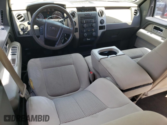 2010 Ford F-150 XL with VIN 1FTFW1EV6AFB25487, listed as a Copart auction lot 55269255 with 206,382 mi miles and Salvage Title. Bid and sale history available at DreamBid. Image 8.