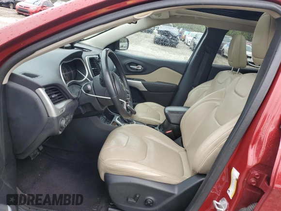 2017 Jeep Cherokee Limited with VIN 1C4PJLDS2HW667881, listed as a Copart auction lot 51294845 with 81,363 mi miles and Salvage title. Bid and sale history available at DreamBid. Image 7.