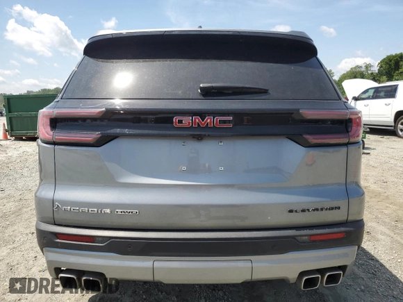 2024 GMC Acadia AWD Elevation z VIN 1GKENNKS2RJ212767, wystawiony jako Copart lot #61851705 z przebiegiem 24 129 mil mil oraz Szkoda całkowita • Salvage title. Historia ofert i sprzedaży dostępna na DreamBid. Obrazek 6.
