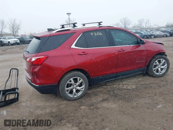 2019 Chevrolet Equinox LT with VIN 2GNAXVEX7K6100147, listed as a IAAI auction lot 41694356 with 105,372 mi miles. Bid and sale history available at carsss.com. Image 4.