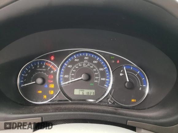 2010 Subaru Forester X Premium with VIN JF2SH6CCXAH736488, listed as a Copart auction lot 61040815 with 61,823 mi miles and Salvage title. Bid and sale history available at DreamBid. Image 9.
