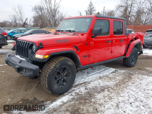 2021 Jeep Gladiator Willys с VIN 1C6HJTAG6ML550649, выставлен на аукционе IAAI как лот 41530585 с пробегом 119 002 миль миль и . История ставок и продаж доступна на DreamBid. Изображение 19.