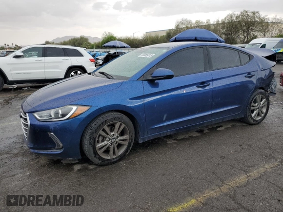 2017 Hyundai Elantra Limited z VIN 5NPD84LF0HH072770, wystawiony jako Copart lot #55665015 z przebiegiem 70 485 mil mil oraz Szkoda całkowita • Salvage title. Historia ofert i sprzedaży dostępna na DreamBid. Obrazek 1.