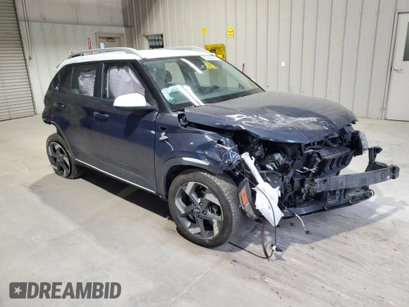 2023 Hyundai Venue Limited with VIN KMHRC8A32PU222379, listed as a Copart auction lot 55206605 with Not provided miles and Salvage title. Bid and sale history available at DreamBid. Image 4.