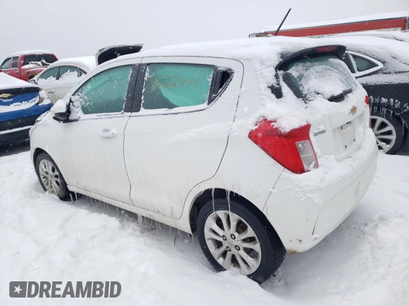 2022 Chevrolet Spark 1LT with VIN KL8CD6SA5NC023587, listed as a Copart auction lot 86223144 with 0 mi miles and Salvage Title. Bid and sale history available at carsss.com. Image 2.