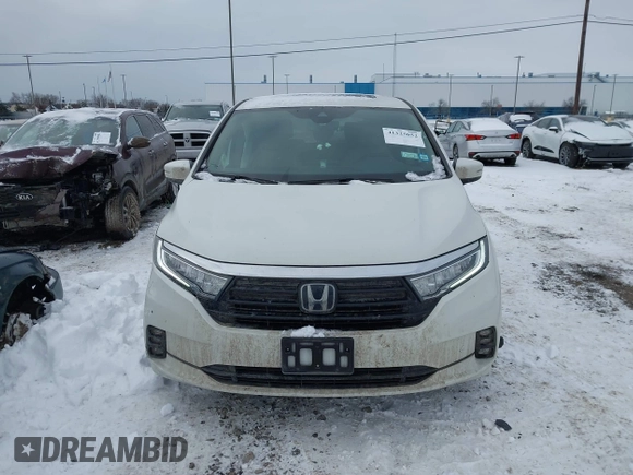 2023 Honda Odyssey Touring with VIN 5FNRL6H84PB048916, listed as a IAAI auction lot 41325052 with 50,290 mi miles and . Bid and sale history available at DreamBid. Image 12.
