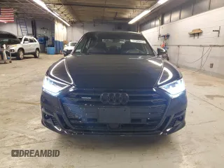 2021 Audi A8 with VIN WAU8EAF87MN026527, listed as a Copart auction lot 77295413 with 7,276 mi miles. Bid and sale history available at carsss.com. Image 5.