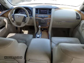 2012 Infiniti QX56 8-passenger with VIN JN8AZ2NC4C9317535, listed as a Copart auction lot 69211014 with 157,117 mi miles and Clean Title. Bid and sale history available at carsss.com. Image 8.