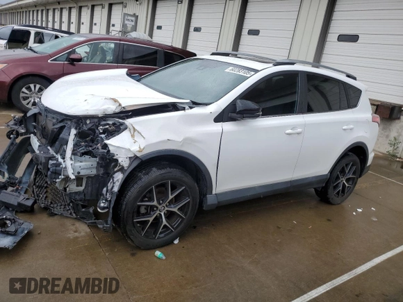 2018 Toyota RAV4 SE with VIN 2T3NFREV5JW416779, listed as a Copart auction lot 60283105 with 64,255 mi miles and Salvage title. Bid and sale history available at DreamBid. Image 1.
