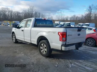 2017 Ford F-150 XL with VIN 1FTEX1EP1HKC49713, listed as a IAAI auction lot 41231172 with 250,679 mi miles. Bid and sale history available at carsss.com. Image 3.